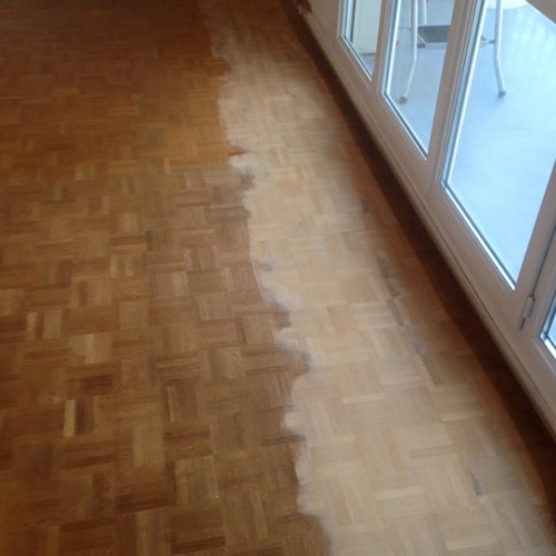 Ponçage de parquet